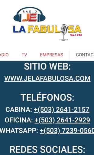 Radio La Fabulosa 94.1 FM SV 3
