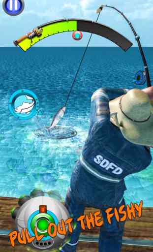 Simulador de captura de pesca en mar 2