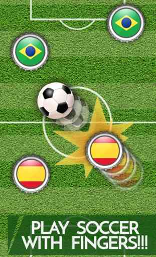 Fútbol chapas – Marcar goles con el dedo 1