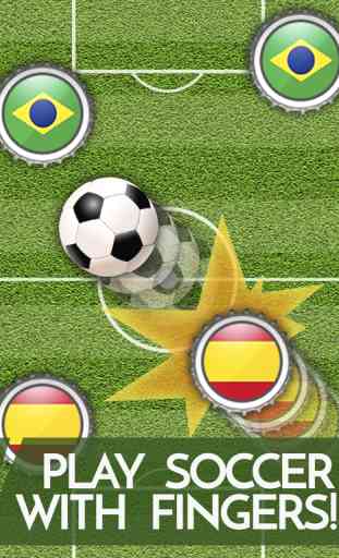 Fútbol chapas – Marcar goles con el dedo 4