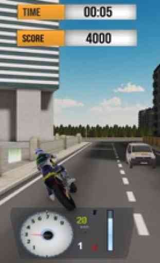 Moto de calle Rider 3D 3