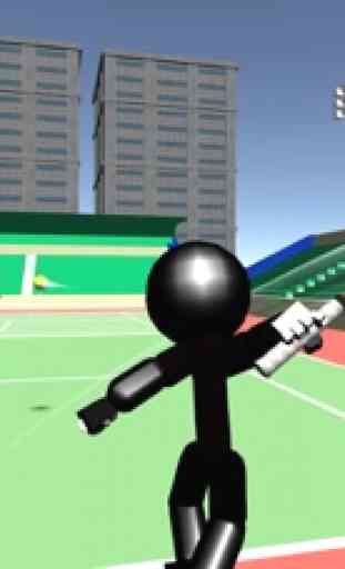Stickman 3D tenis 3