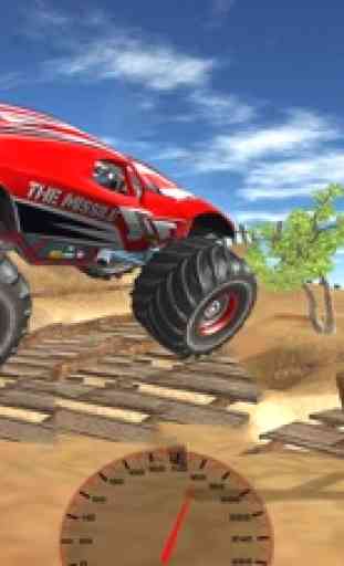 Super Monstruo Camión Racing: Destrucción Atrofiar 3