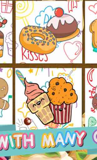 Sweet Cake Colorbook - postre juegos de colorear 4