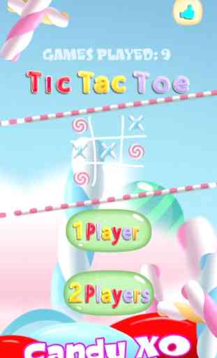 Tic Tac Toe ! Candy 2 Player 1