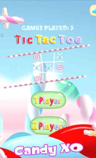 Tic Tac Toe ! Candy 2 Player 4