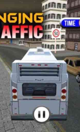Traffic Coach Bus Simulator in US City Streets 2