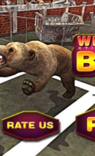 grizzly salvaje ataque de oso de la ciudad 3d SIM. 4