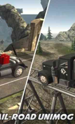 Simulador de camión todoterreno Unimog: Rail Road 1