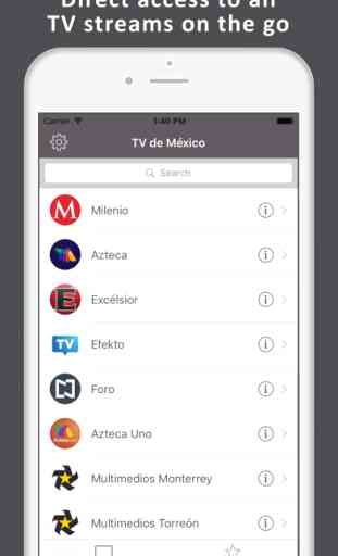 TV de México: TV mexicana LIVE 1