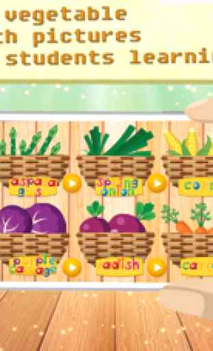Vegetable Coloring & Vocab - vegetal dibujos juego 2