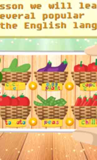 Vegetable Coloring & Vocab - vegetal dibujos juego 3