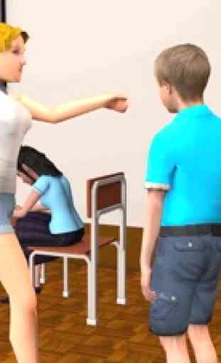 Virtual School Kid Cheating 3D 3