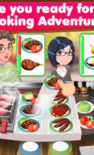 Juegos de cocina Cocinero y hamburguesas de comida 1