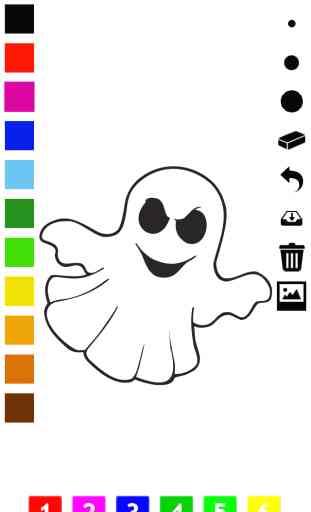 Libro para colorear de halloween para los niños: con muchas fotos como bruja, fantasma, calabaza, lápidas, disfraces y más. Juego para aprender: cómo dibujar una imagen 4