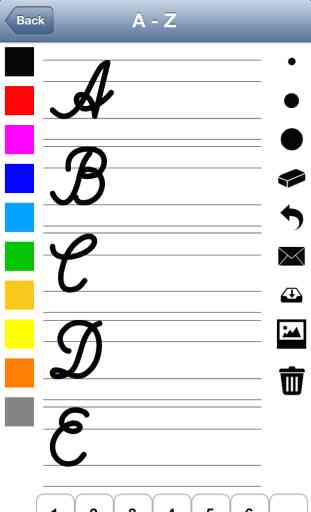 Libro para escribir el alfabeto con letra cursiva para niños: aprender las letras y el abecedario 4