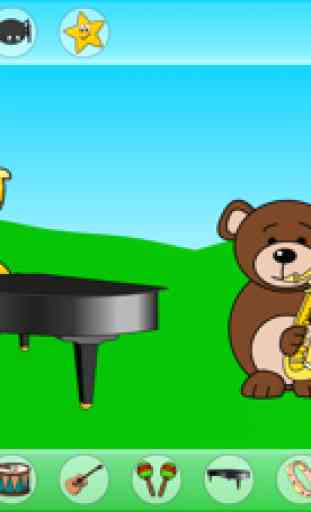 Happy Band - Los niños instrumentos musicales sonidos 4