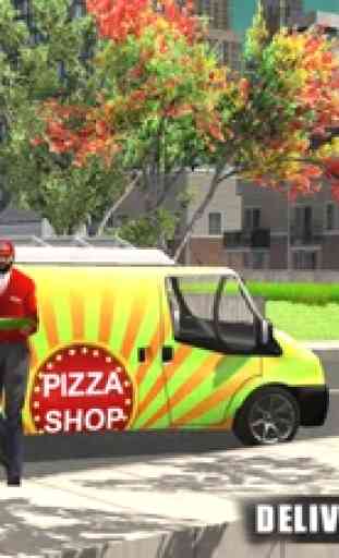 American Delivery Pizza Boy - Ultimate Van Sim 3D 1