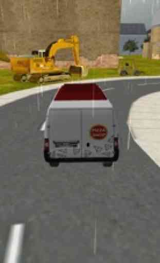 American Delivery Pizza Boy - Ultimate Van Sim 3D 3