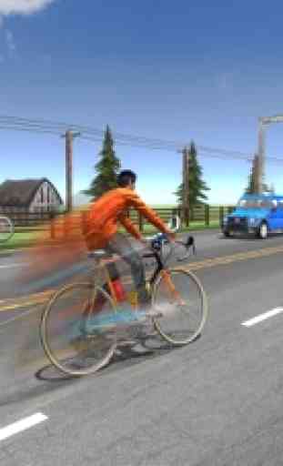 Bicycle City Rider: Endless Highway Racer 2