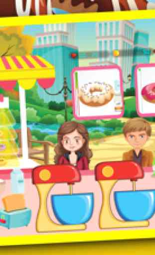 Donut Maker Shop Juegos de cocina para niños 3