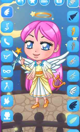 Juego de vestir ángel chibi - juegos para niñas 4