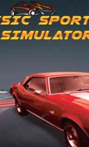Simulador clásico del coche de deportes: Estaciona 1