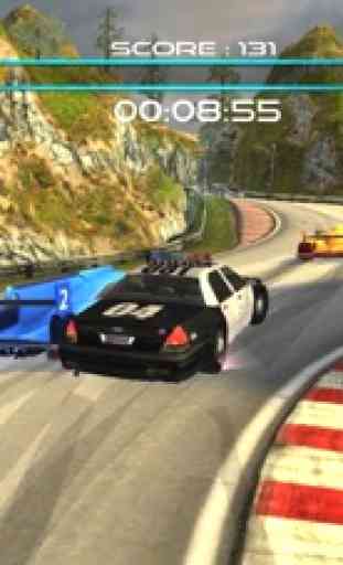 Caza de coches de policía: Off Road Hill Racing 1