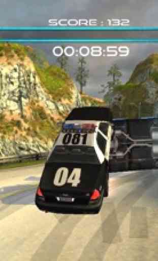 Caza de coches de policía: Off Road Hill Racing 3