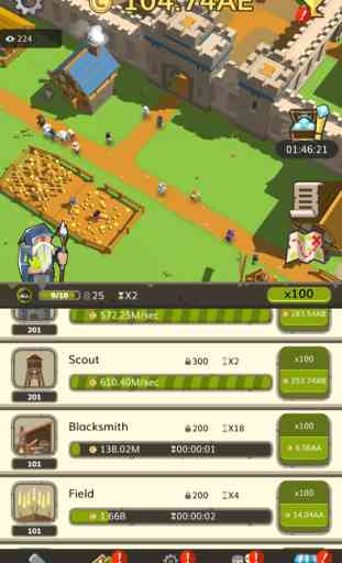 Medieval: Idle Tycoon Clicker 2