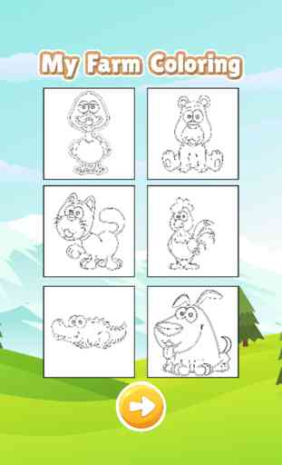 My farm animal coloring book games for kids 2