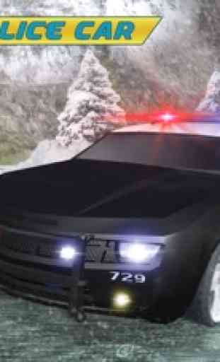 Policía Perseguir Cerro Carro 3D: Policías Chofer 1