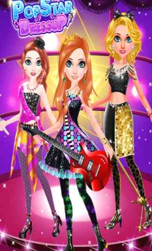Pop Star Girls Salon Dress Up 3