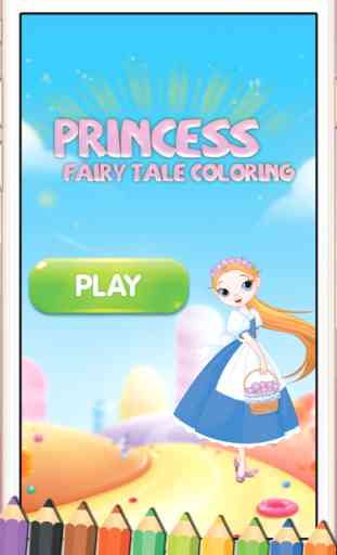 Princess Fairy Tale Coloring Book 2