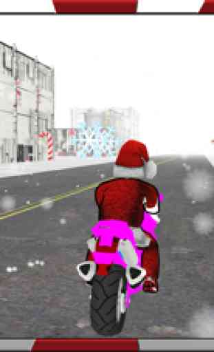 Santa Claus en pesado Aventura en bicicleta simula 1