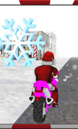 Santa Claus en pesado Aventura en bicicleta simula 3