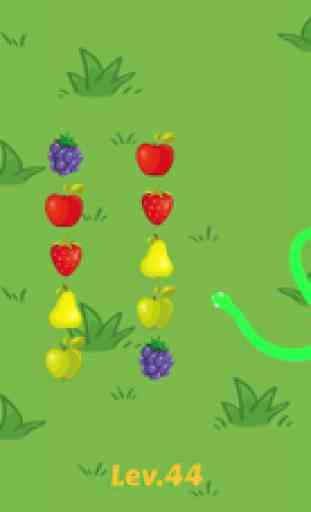 Snake Painter - Draw a movable snake to eat fruits 3