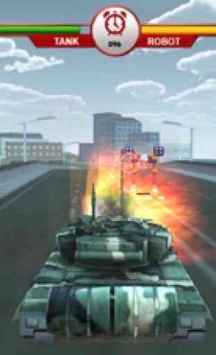 Tank vs Robot War 3