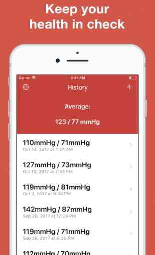 Blood Pressure App+ 3