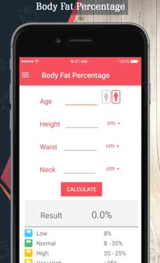 IMC Calculator - BMI, Body Fat 4