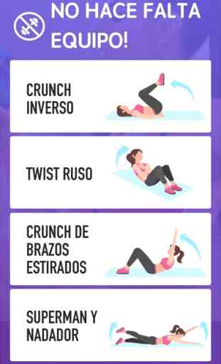 Mujeres Fitness - Abdominales 3