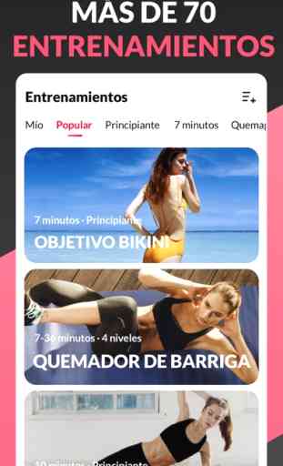 Fitness Femenino: Fitness App 1
