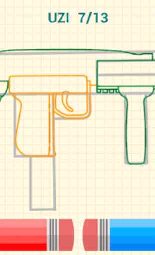 Cómo Dibujar Armas 4