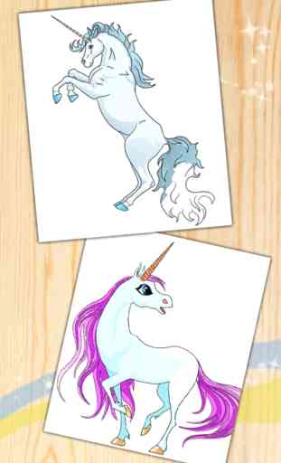 Pintar unicornios y pegasos – Libro para colorear 3