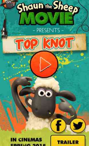 Shaun the Sheep Top Knot Salon 1