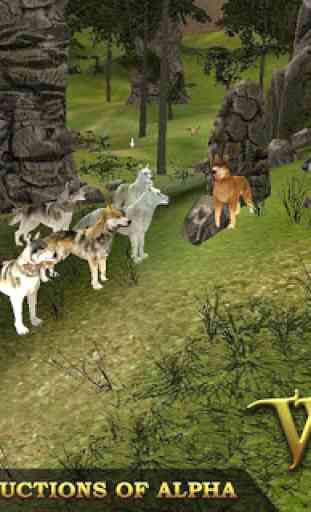 Juego de supervivencia de caza de animales - Wolf 2
