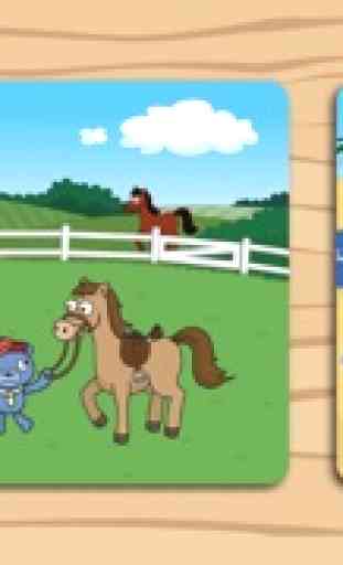 Puzles de caballos para niños - juegos de caballos 1