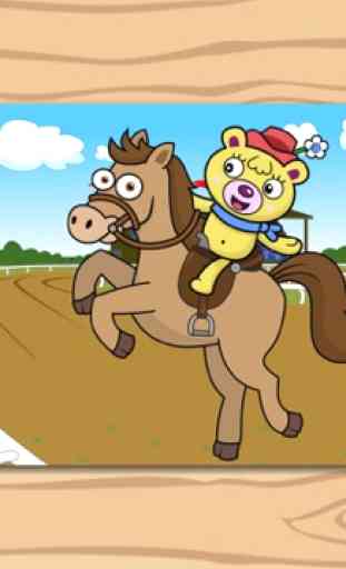 Puzles de caballos para niños - juegos de caballos 4