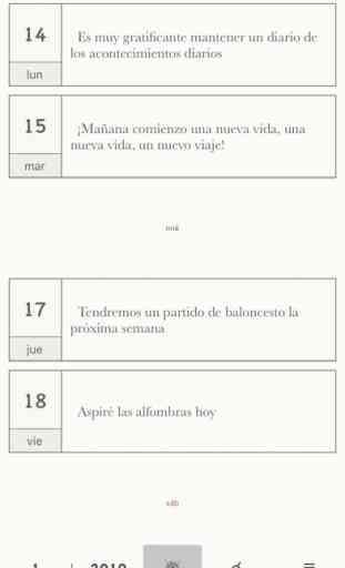Diario simple - Mi diario 1