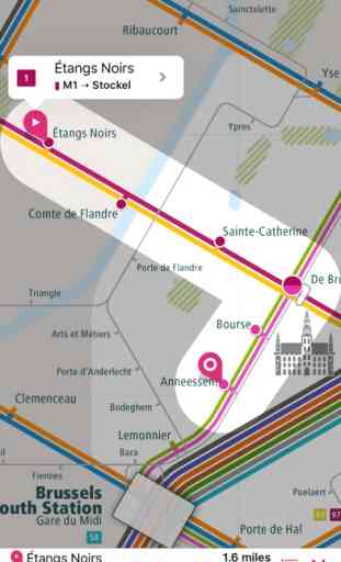 Brussels Rail Map Lite 3